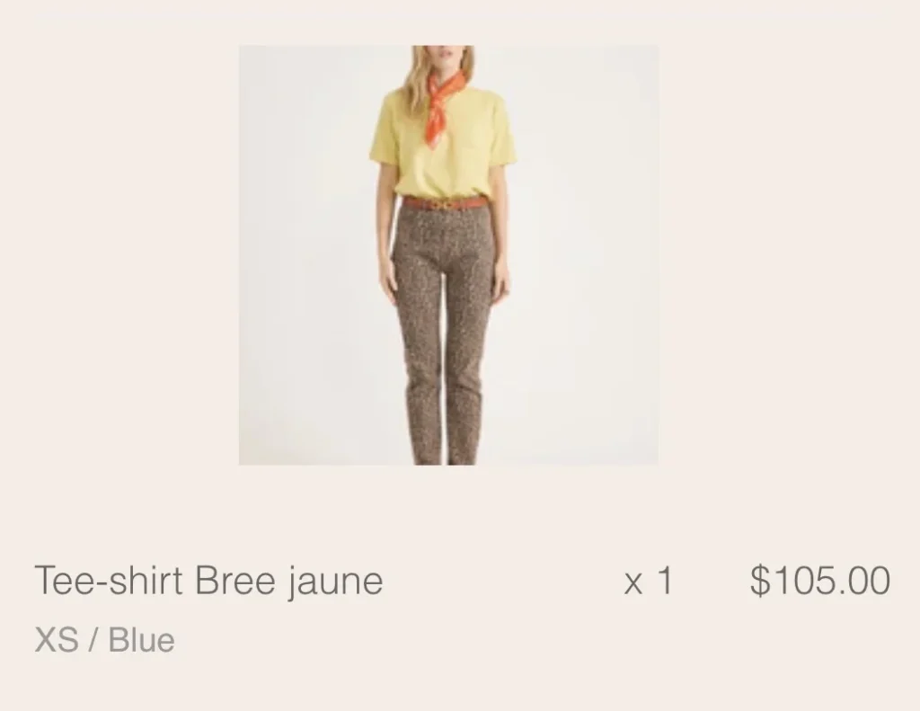 Image for Balzac Paris Bree T-Shirt XS