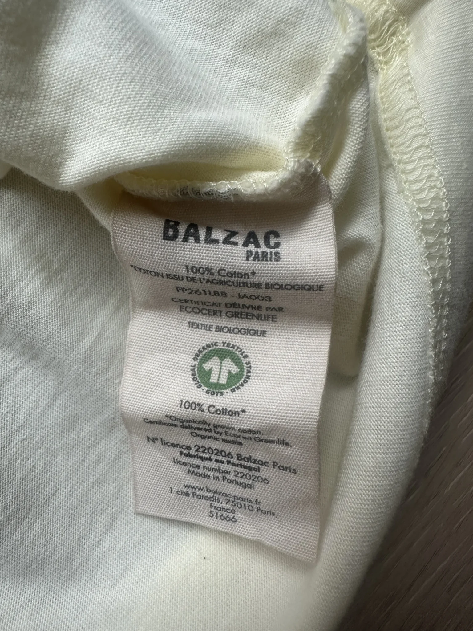 Image for Balzac Paris Bree T-Shirt XS