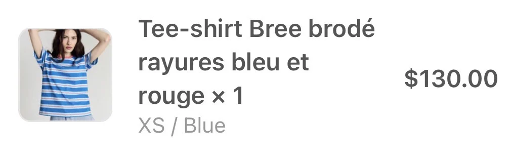 Image for Balzac Paris Bree T-Shirt XS