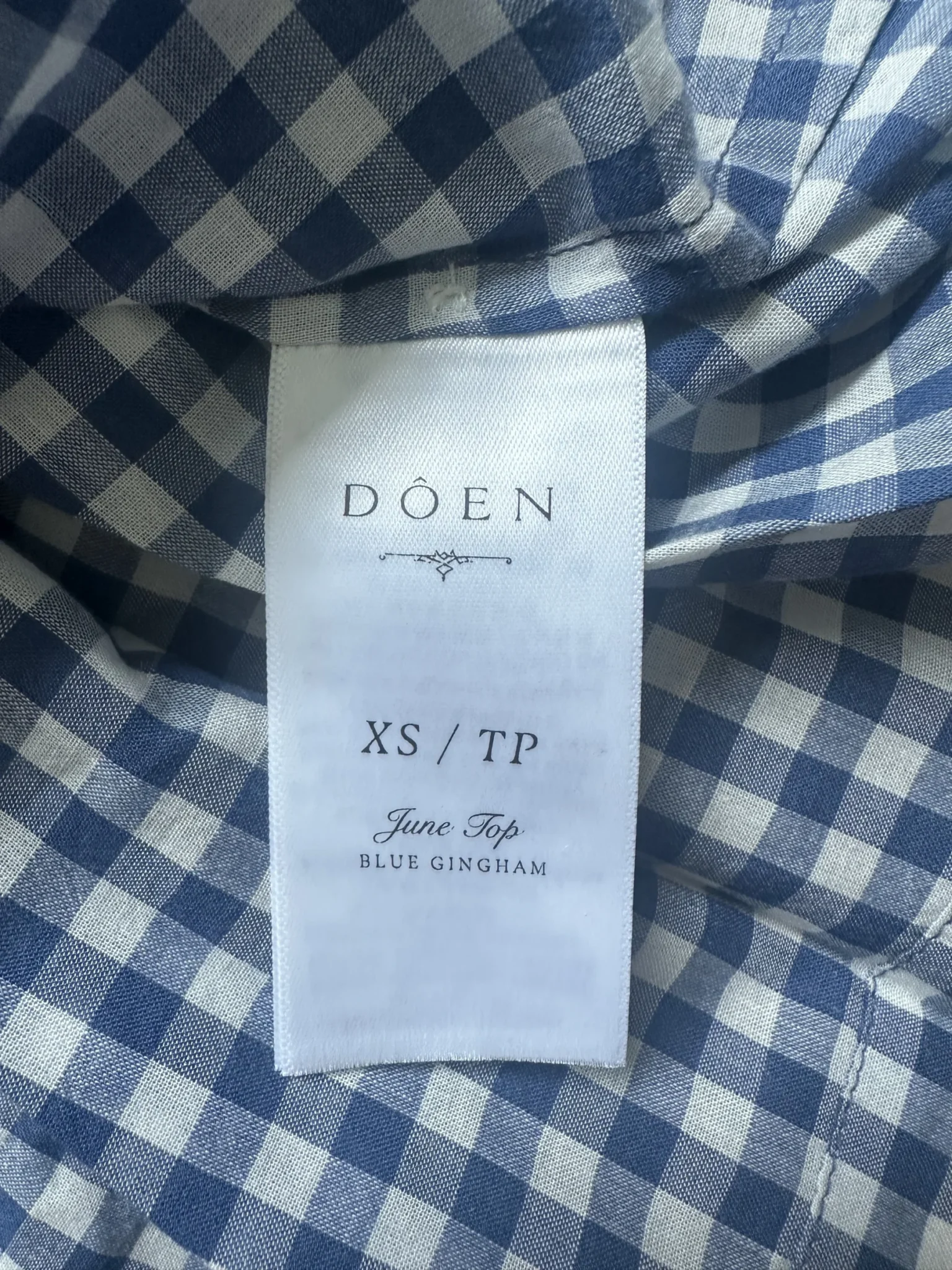 Image for DÔEN June Top XS