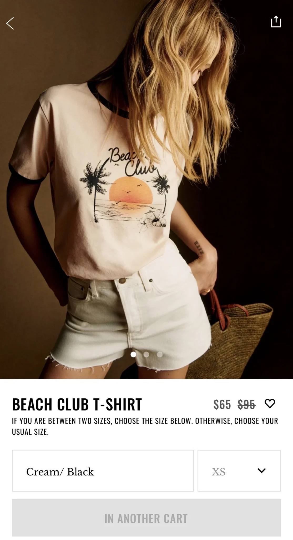 Image for Sézane Beach Club T-Shirt XS