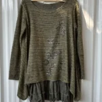 Featured thumbnail for Tunique de style Lagenlook verte Large