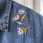 Thumbnail for Chemisier Levi's en denim M broderies