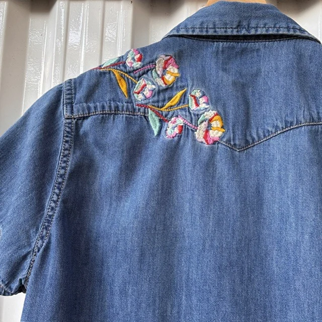 Image for Chemisier Levi's en denim M broderies