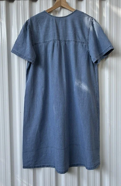 Image for Robe en denim L brodée neuve