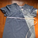 Thumbnail for Robe en denim L brodée neuve