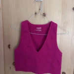 Featured thumbnail for Camisole crop trop rose