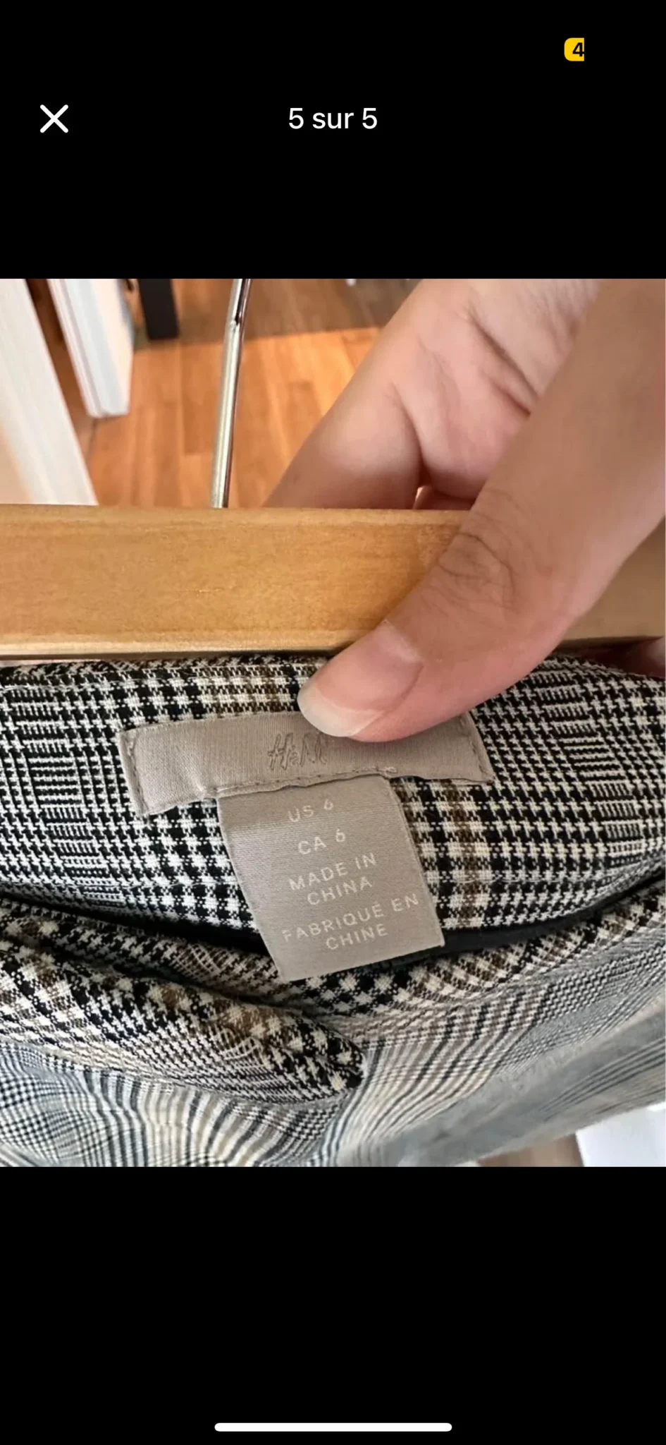 Image for Pantalon propre de bureau HM neuf taille 6 US, jamais porté :)