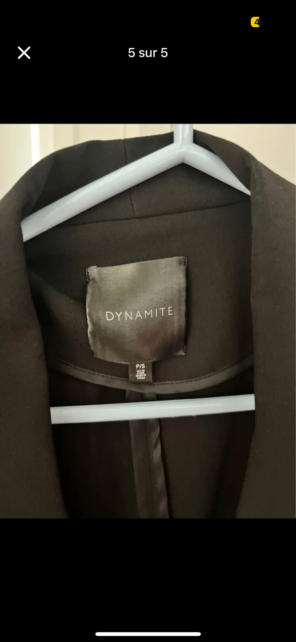 Image for Veston dynamite taille small en parfait état