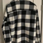 Thumbnail for Veste chemise à carreaux noire et blanche ardene neuve jamais portée size small