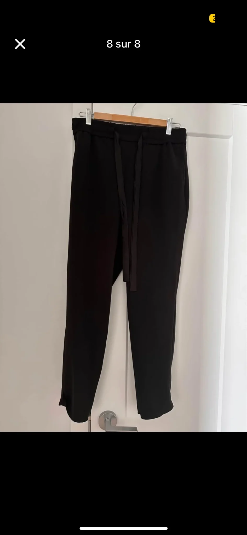 Image for Pantalon dynamite taille extensible, slim fit avec joli ruban 🎀 taille médium en parfait état
