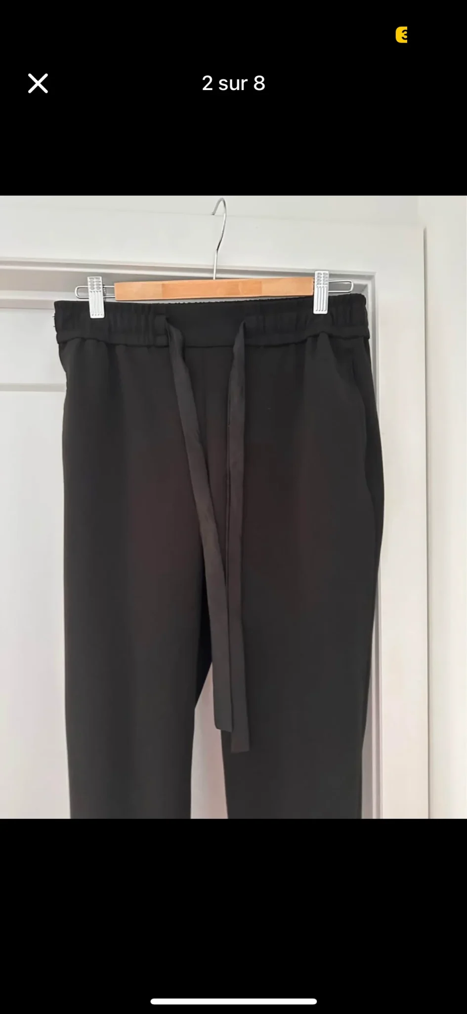 Image for Pantalon dynamite taille extensible, slim fit avec joli ruban 🎀 taille médium en parfait état