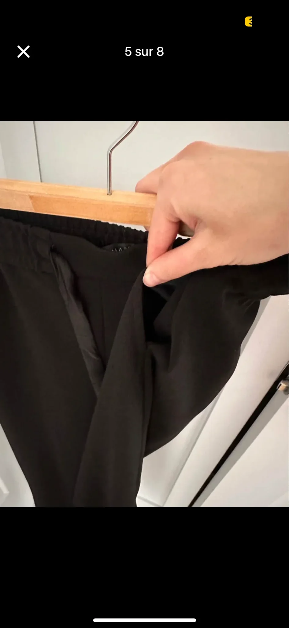 Image for Pantalon dynamite taille extensible, slim fit avec joli ruban 🎀 taille médium en parfait état