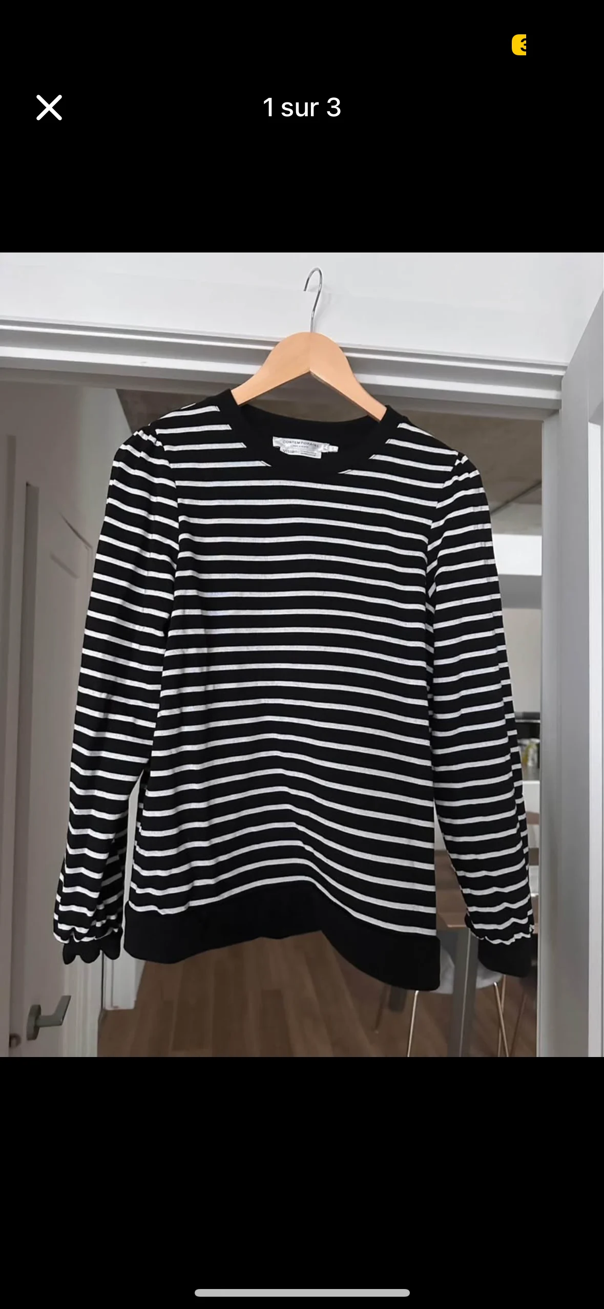 Pull pour femmes de marque de la Maison Simons / women’s sweater size s Contemporaine seconde main