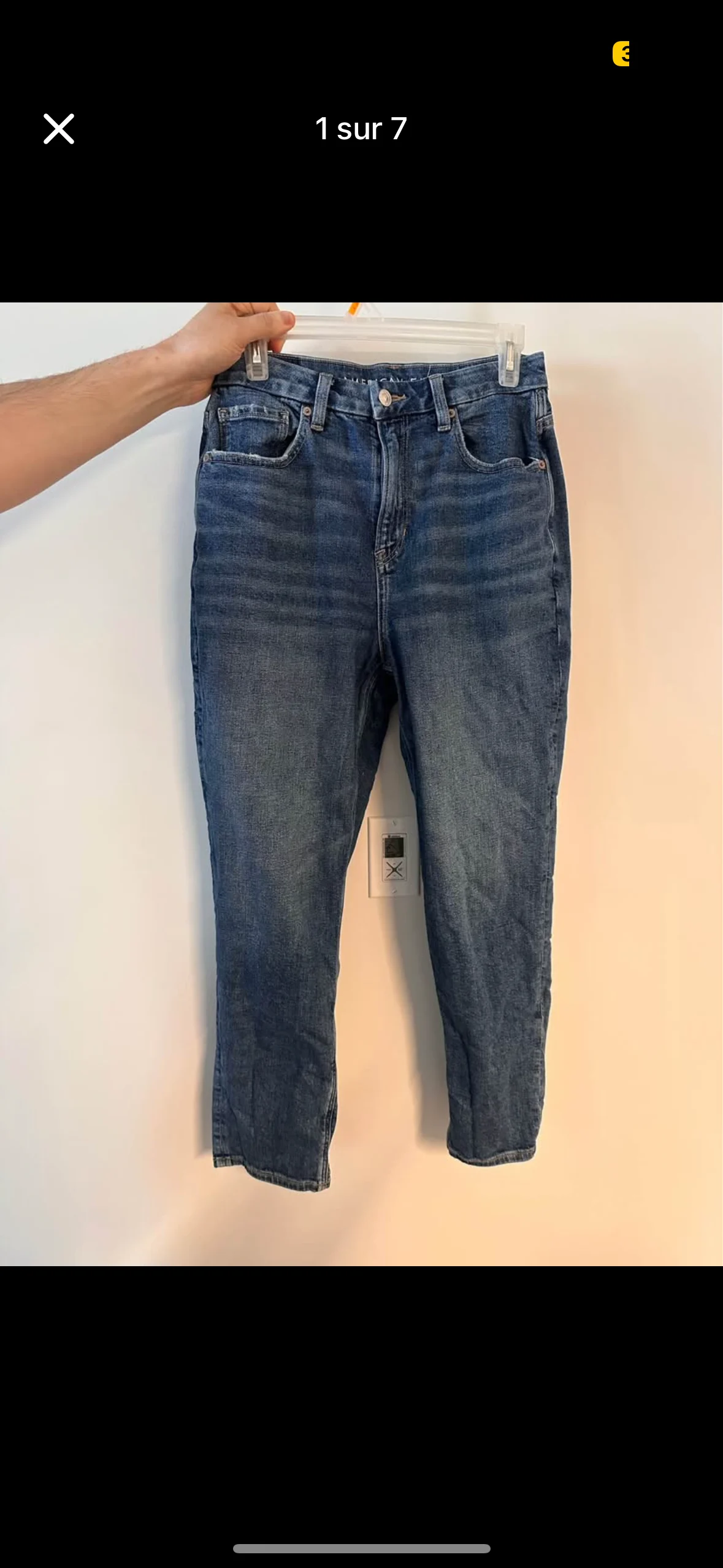 Jeans American Eagle pour femmes taille 6 longueur régulière CURVY porté une seule fois parfait état American Eagle Outfitters seconde main