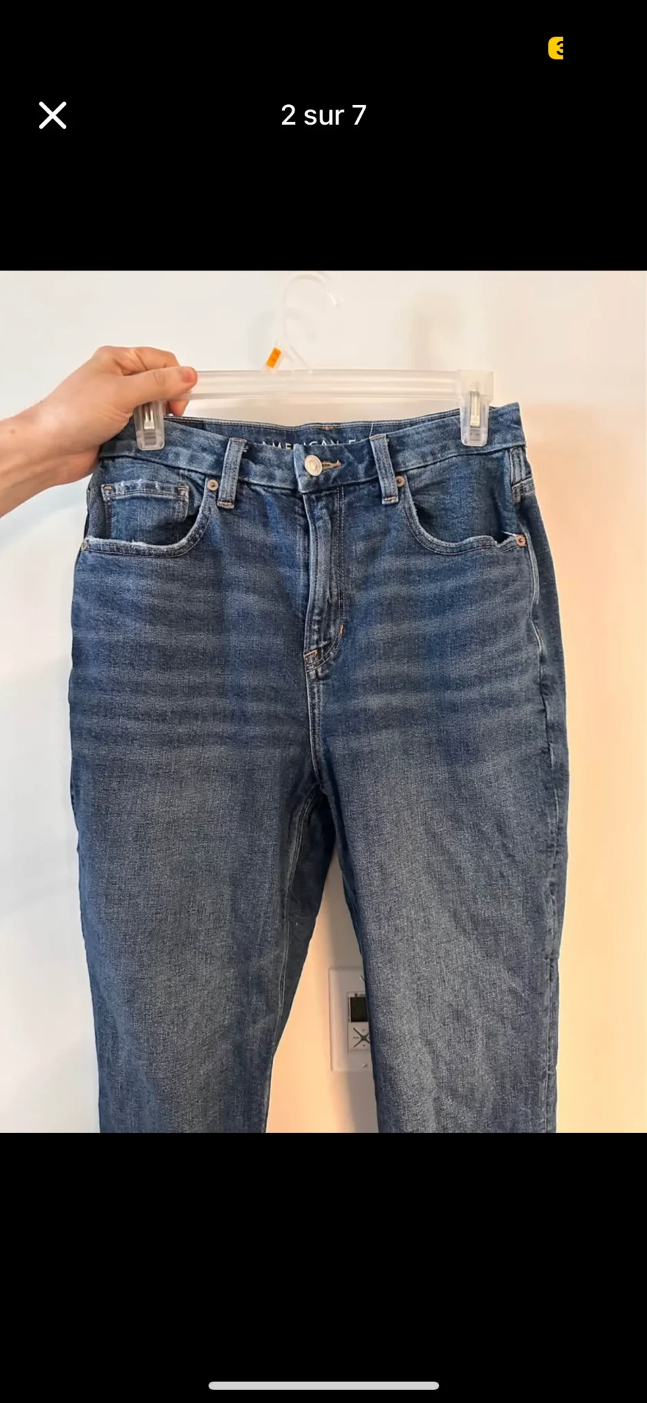 Image for Jeans American Eagle pour femmes taille 6 longueur régulière CURVY porté une seule fois parfait état