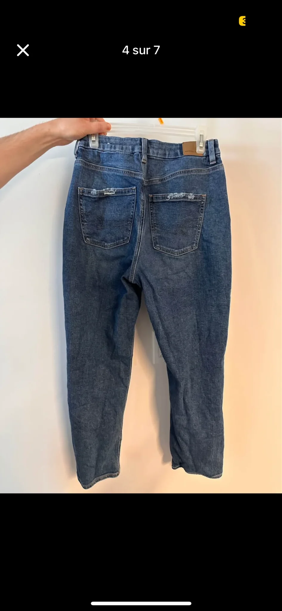 Image for Jeans American Eagle pour femmes taille 6 longueur régulière CURVY porté une seule fois parfait état