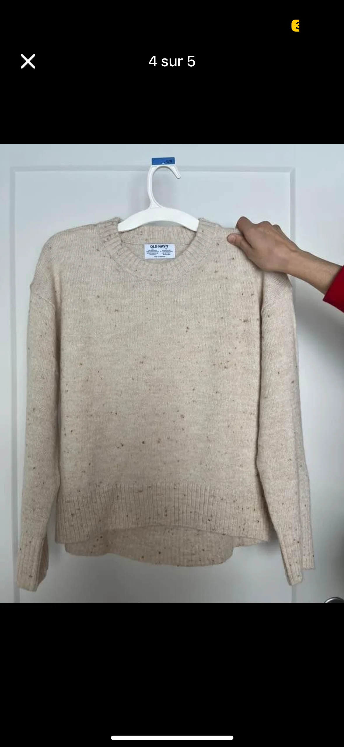 Chandail col rond old navy neuf jamais porté size XS Old navy seconde main