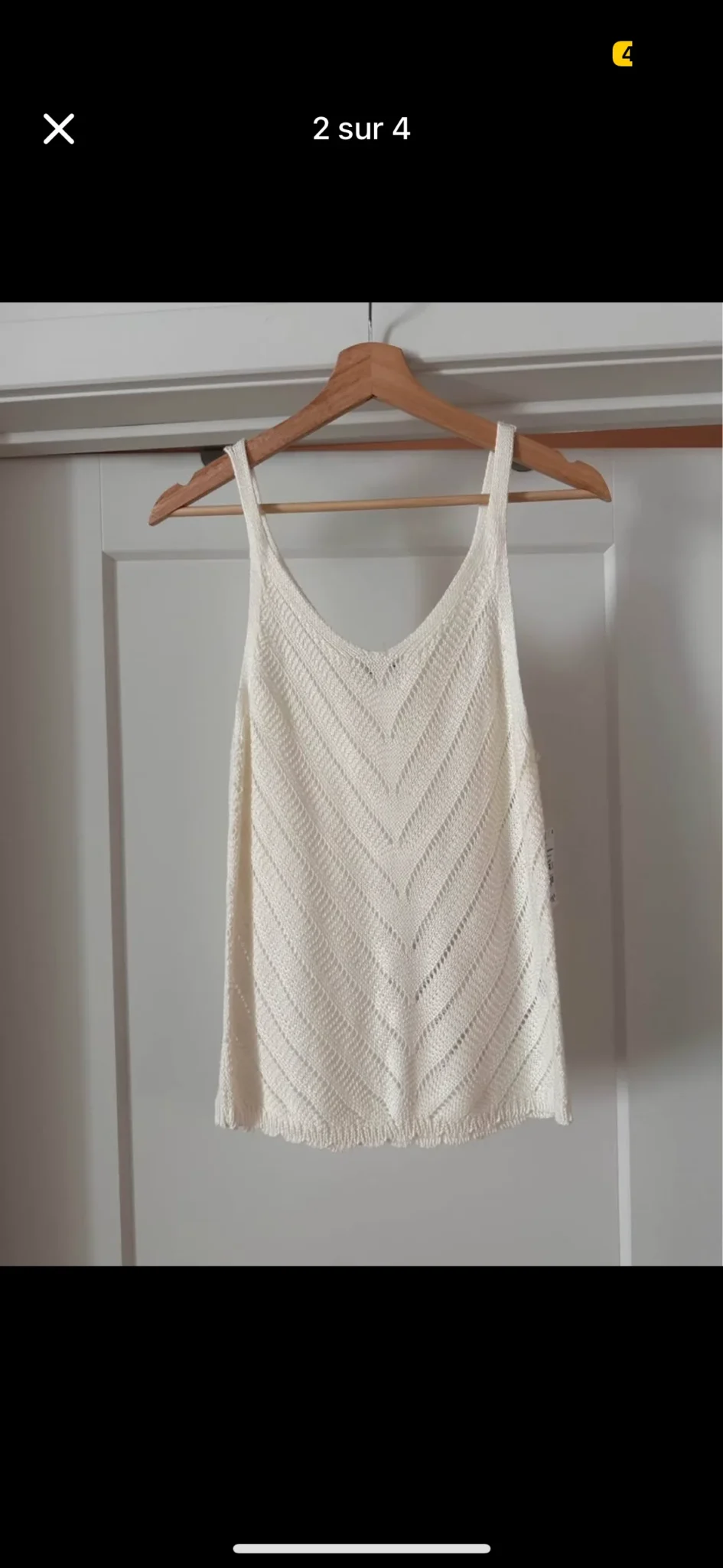 Featured image for Magnifique camisole super douce Ardène en maille jamais portée avec étiquette originale taille M