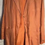 Thumbnail for Veste de lin saumon – Chic / VINTAGE