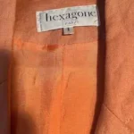 Thumbnail for Veste de lin saumon – Chic / VINTAGE