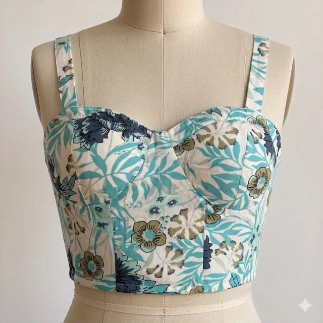 Image for Croptop 100% coton L neuf