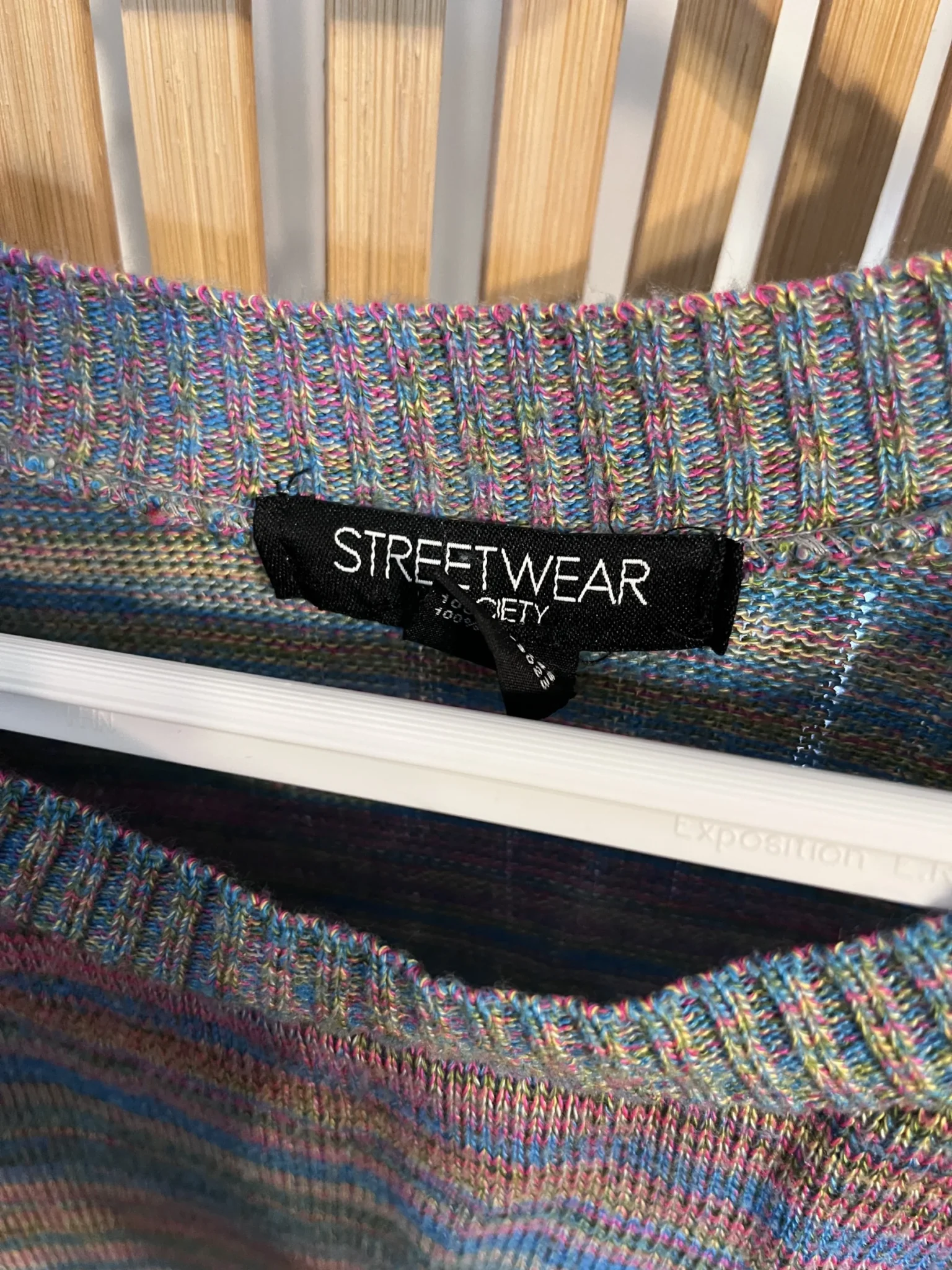 Image for Gilet Streetwear society multicolore