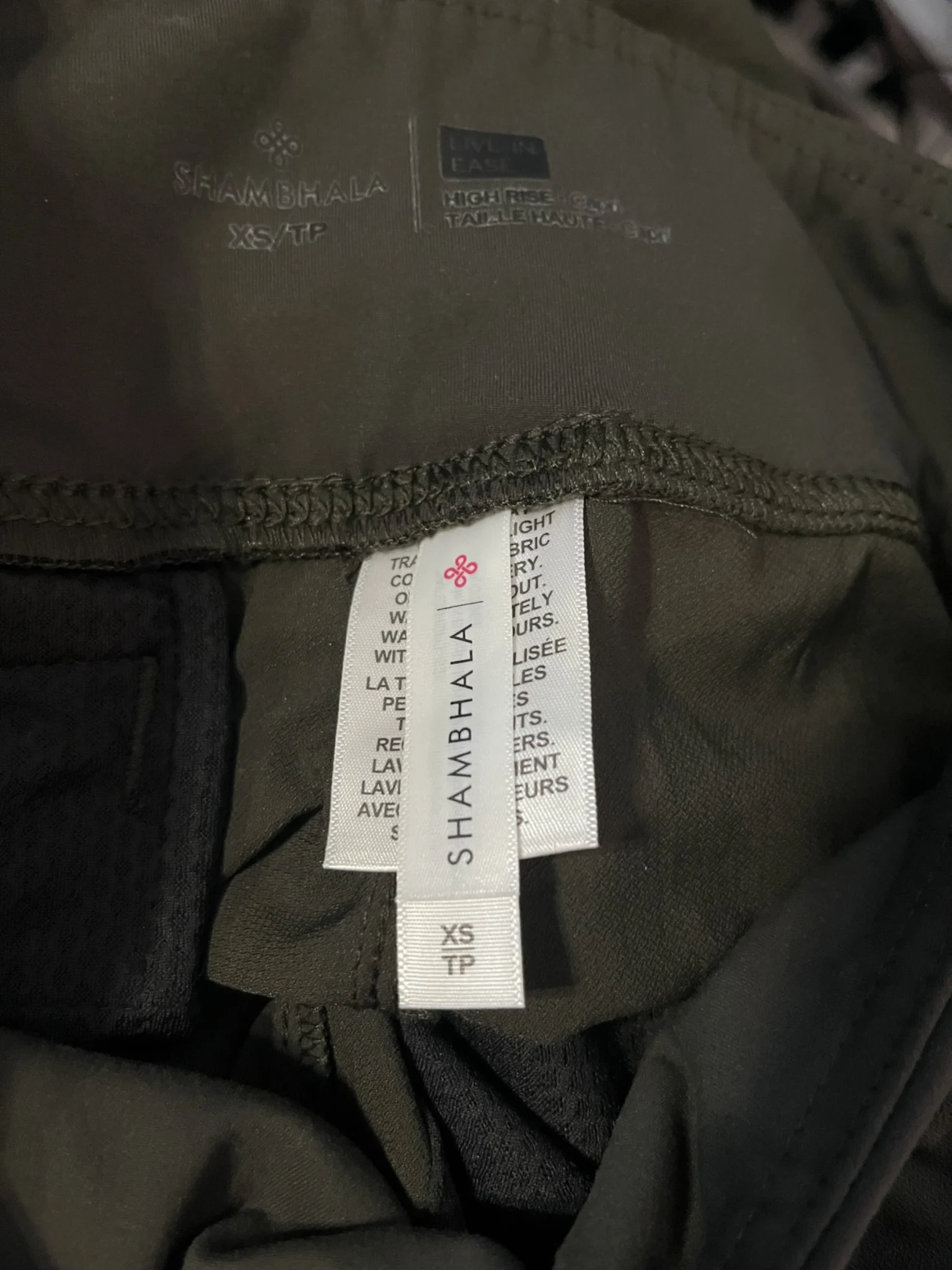 Image for Shambhala high-waisted Capri trousers