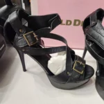 Thumbnail for Wild Diva platform heel sandals – Black gladiator style 🖤