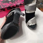 Thumbnail for Qupid three-colour high-heeled sandals – Brand new in their box – Size 6 (36.5)