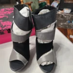 Thumbnail for Qupid three-colour high-heeled sandals – Brand new in their box – Size 6 (36.5)