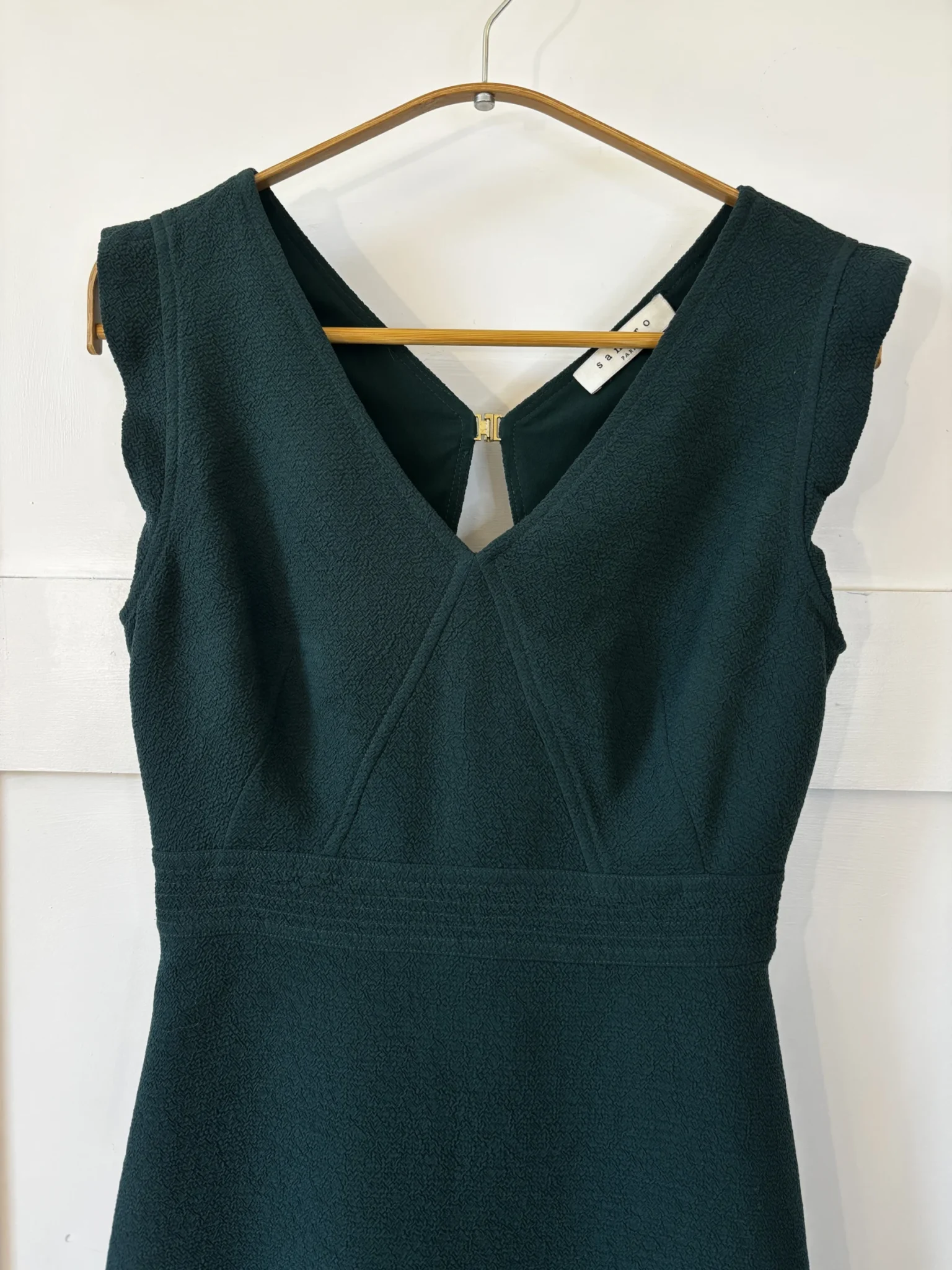 Image for ♥️Robe courte verte foncée SANDRO Paris