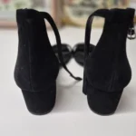 Thumbnail for Sandales suède noires Steve Madden