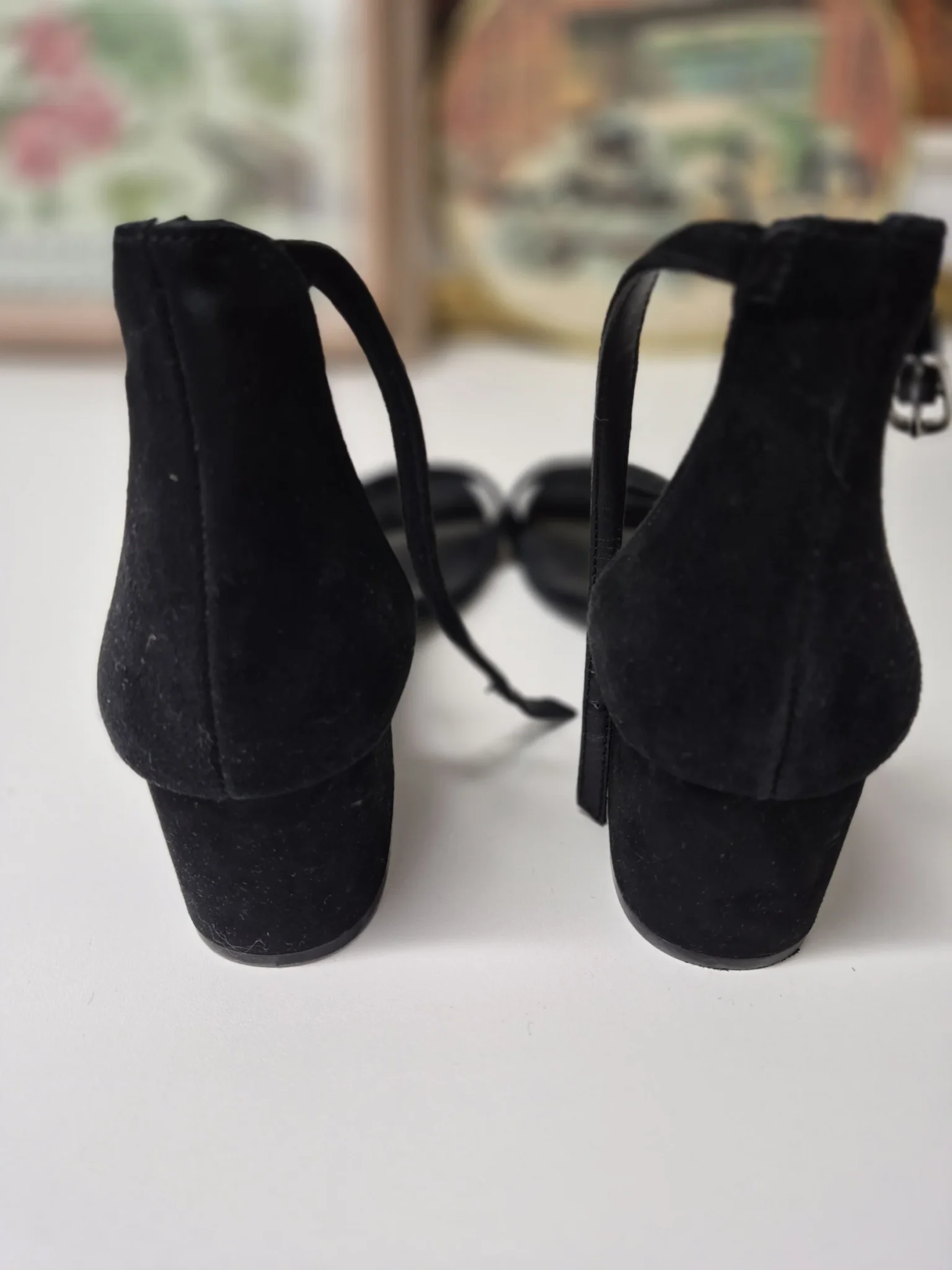 Image for Sandales suède noires Steve Madden