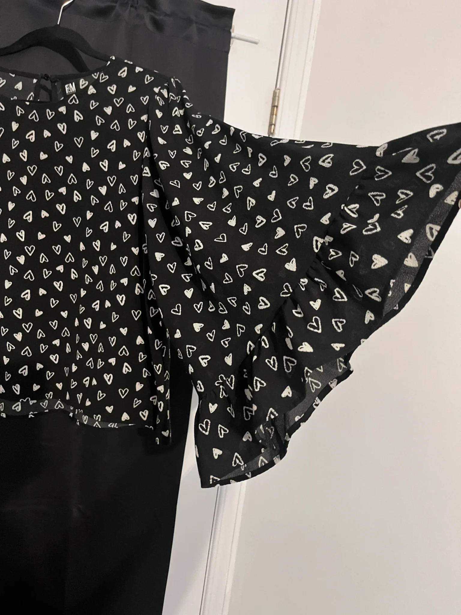 Image for Blouse with loose-fitting 3/4-length sleeves, F&M Collection