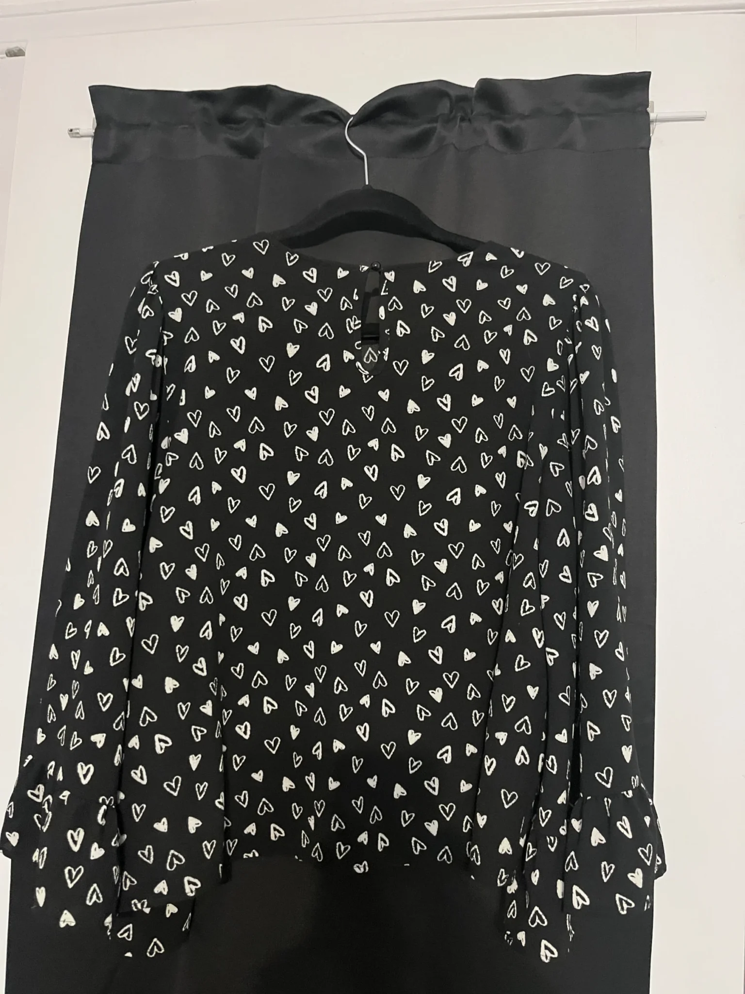 Image for Blouse with loose-fitting 3/4-length sleeves, F&M Collection