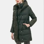 Thumbnail for Zara forest green puffy coat
