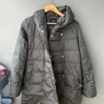 Thumbnail for Zara forest green puffy coat