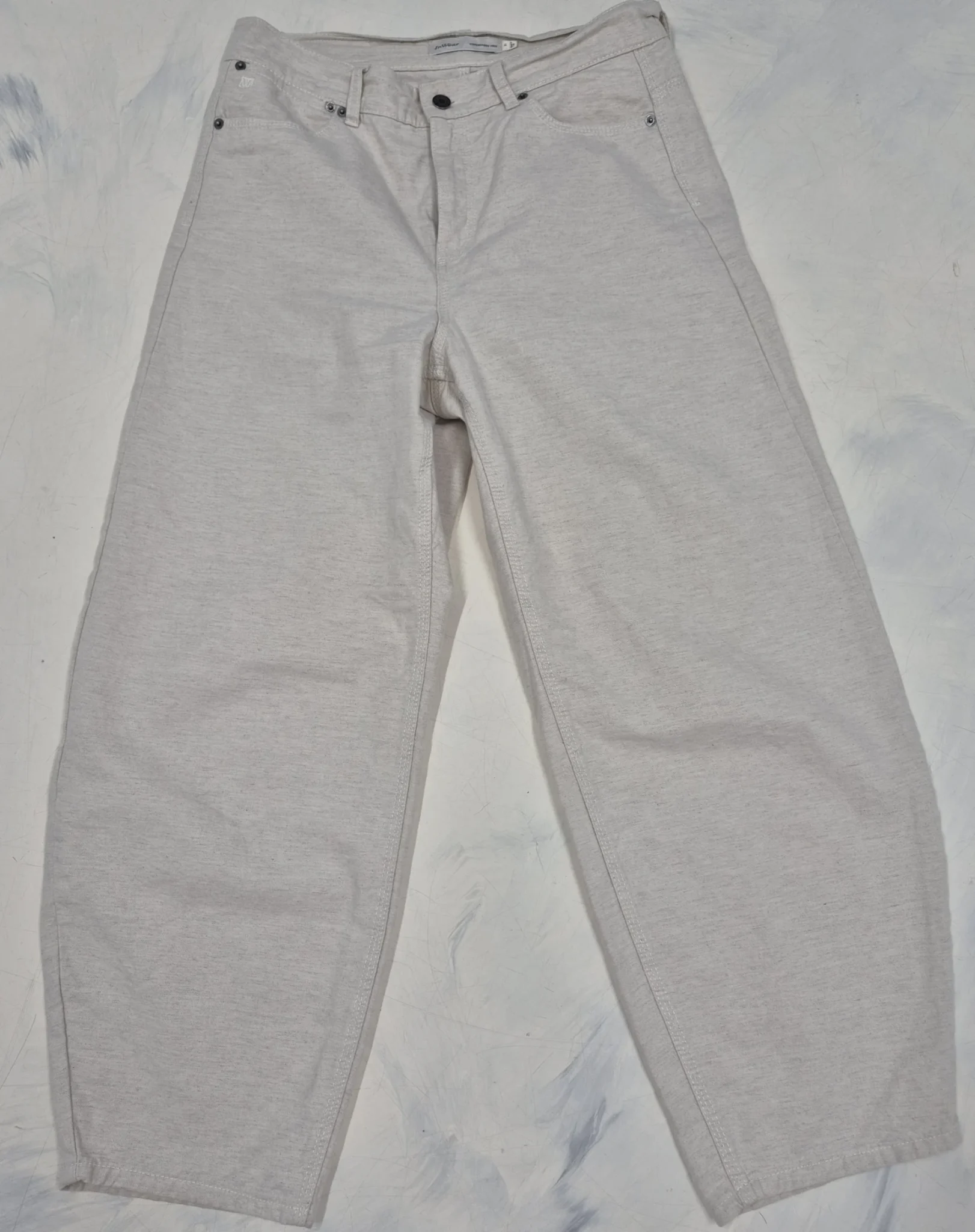 Featured image for In Wear barrel-leg trousers in cotton and linen
