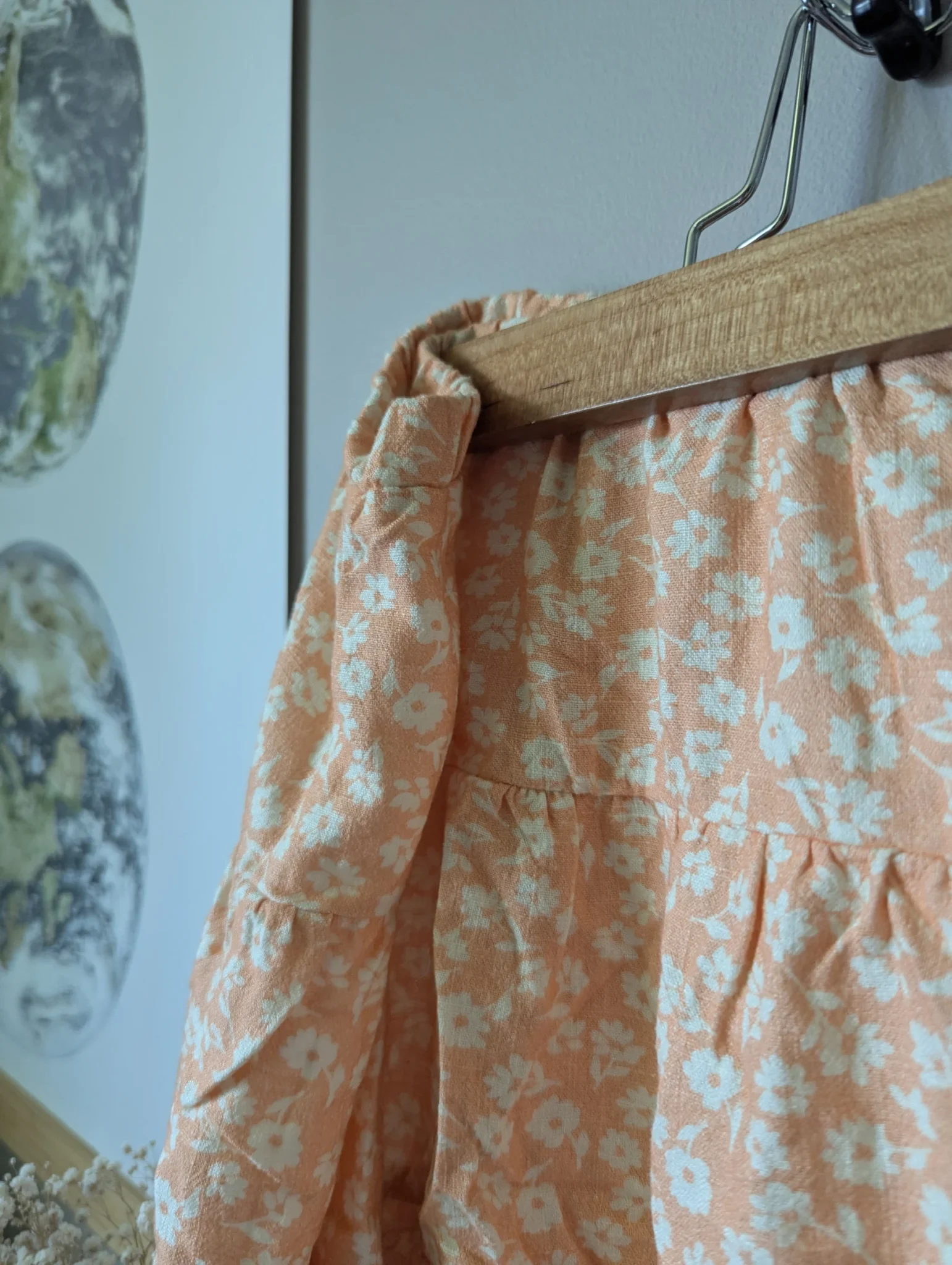 Image for Dailystory linen (blend) skirt