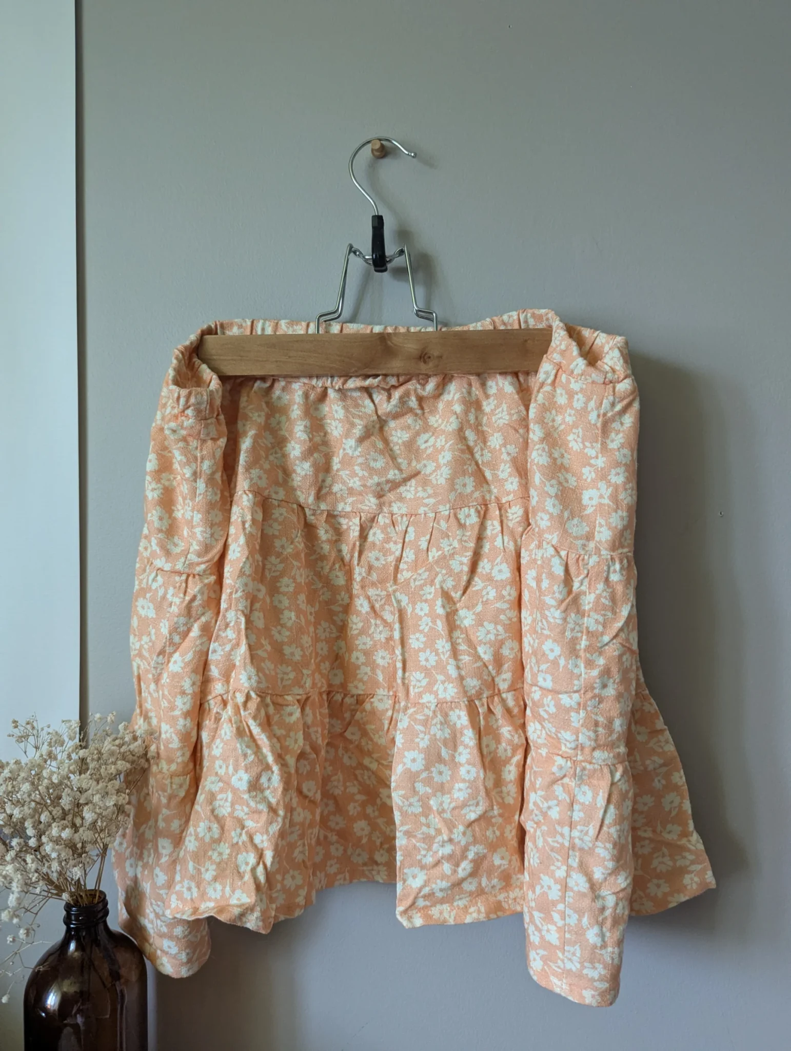 Image for Dailystory linen (blend) skirt