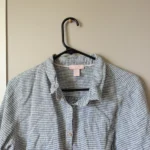 Thumbnail for Chemise en lin rayé