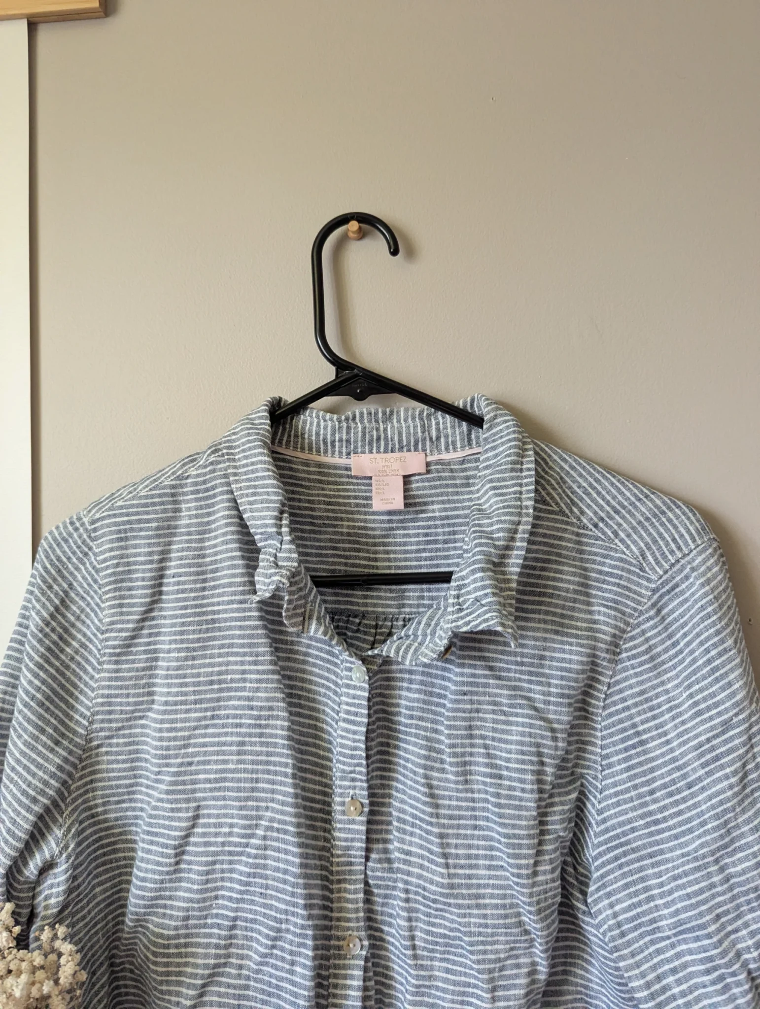 Image for Chemise en lin rayé