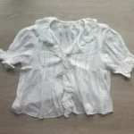 Featured thumbnail for DÔEN Henri White Blouse XS