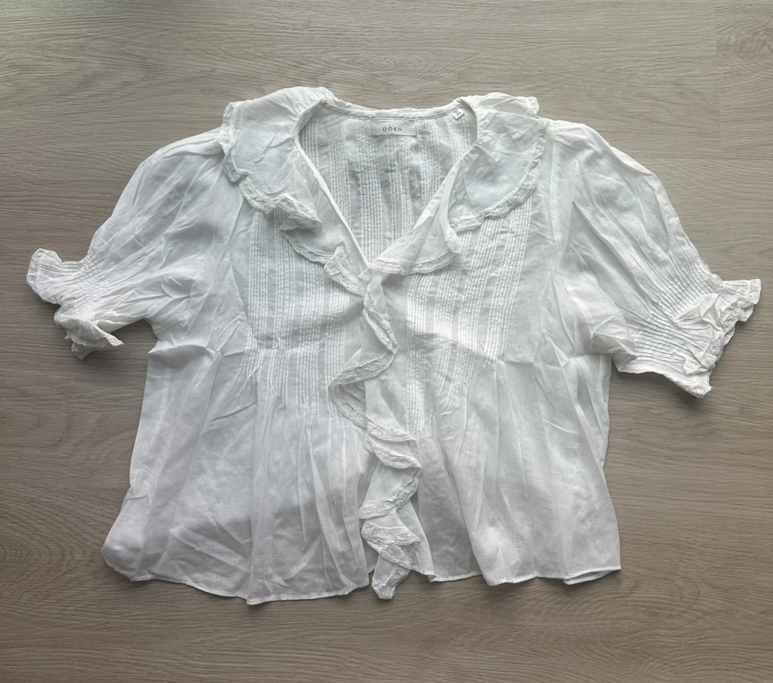 Featured image for DÔEN Henri White Blouse XS