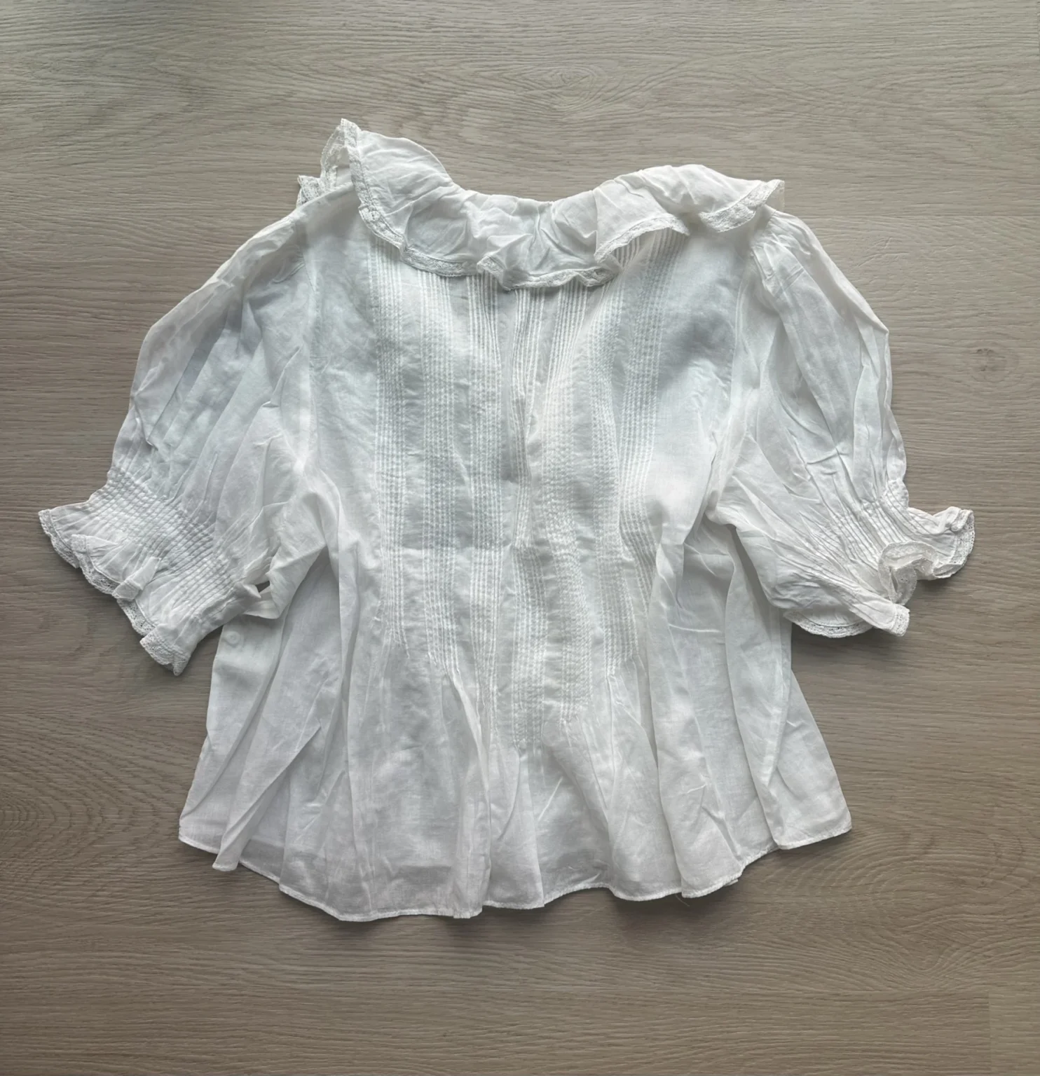 Image for DÔEN Henri White Blouse XS
