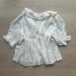 Thumbnail for DÔEN Henri White Blouse XS