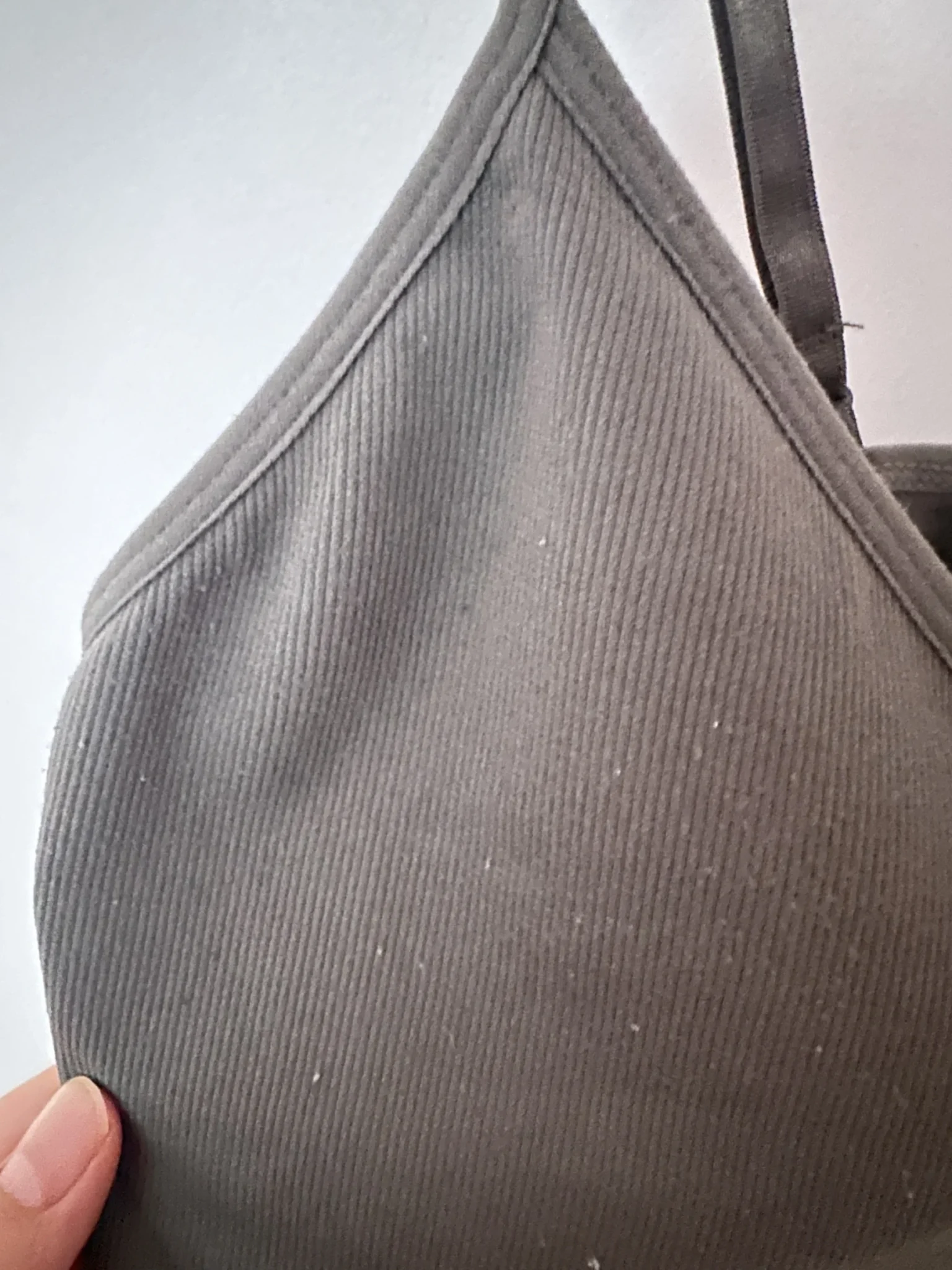 Image for Crop top with built-in padding