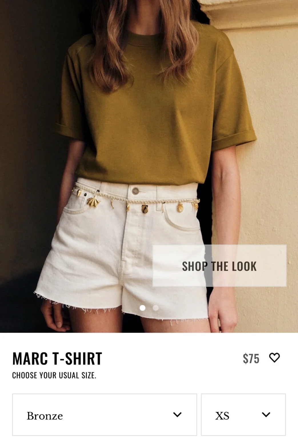 Image for Sézane Marc T-Shirt XS