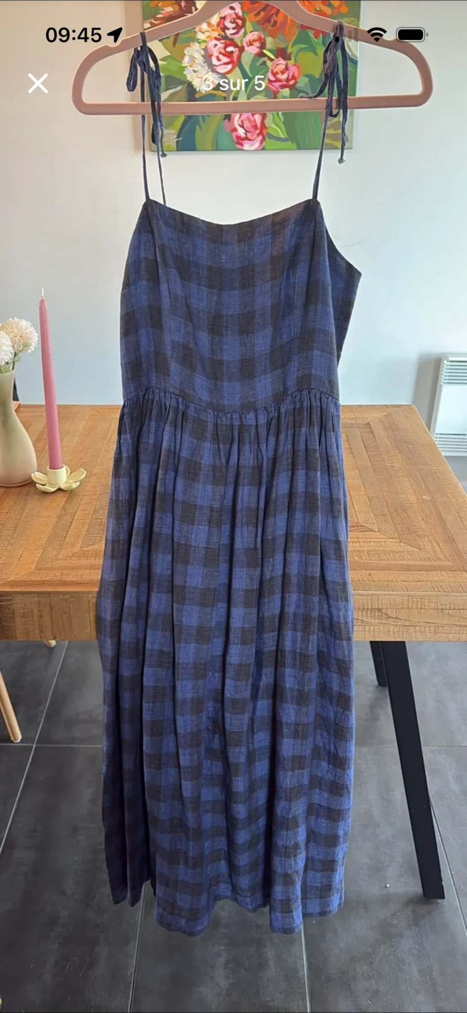 Image for Robe en lin Naïf Montréal – Modèle GWEN –S